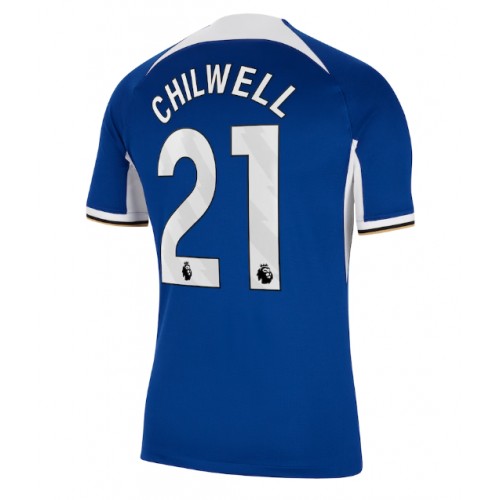 Fotbalové Dres Chelsea Ben Chilwell #21 Domácí 2023-24 Krátký Rukáv